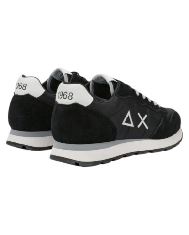 Sneakers Sun 68 Uomo Tom Solid Δ X Suede Nylon Nero