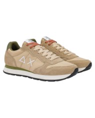 Sneakers Sun 68 Uomo Tom Solid Δ X Suede Nylon Beige
