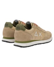 Sneakers Sun 68 Uomo Tom Solid Δ X Suede Nylon Beige