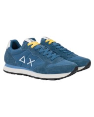Sneakers Sun 68 Uomo Tom Solid Δ X Suede Nylon Avio Scuro