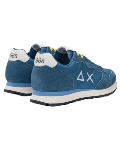 Sneakers Sun 68 Uomo Tom Solid Δ X Suede Nylon Avio Scuro