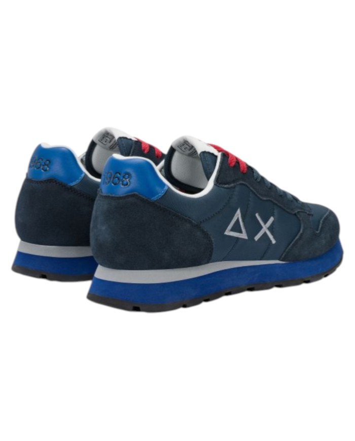 Sneakers Sun 68 Uomo Tom Solid Δ X Suede Nylon Navy Blue Avio Scuro