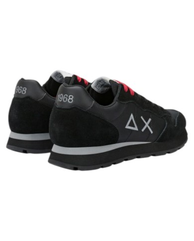 Sneakers Sun 68 Uomo Tom Solid Δ X Suede Nylon Nero Inchiostro