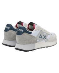 Sneakers Sun 68 Uomo Jaki 2.0 Solid Δ X Leather Suede Nylon Bianco