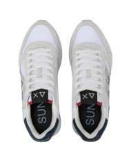Sneakers Sun 68 Uomo Jaki 2.0 Solid Δ X Leather Suede Nylon Bianco