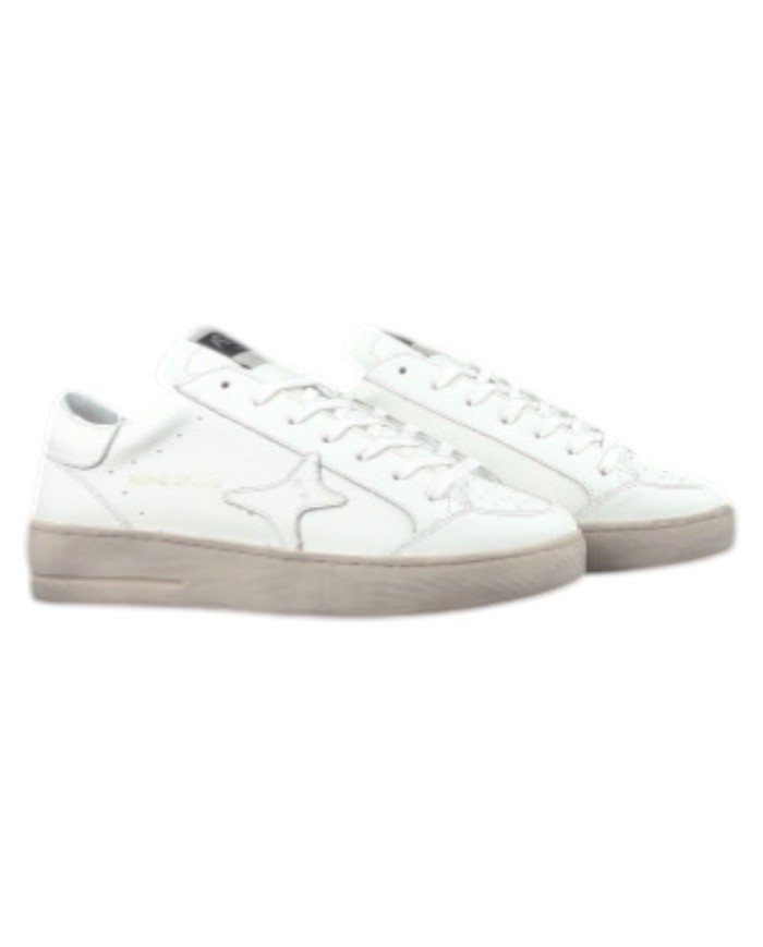 Sneakers Ama Brand Uomo Slam Ama B Deluxe Leather Total White