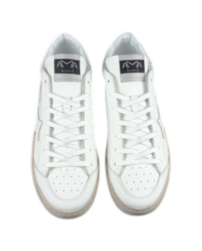 Sneakers Ama Brand Uomo Slam Ama B Deluxe Leather Total White