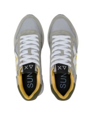Sneakers Sun 68 Uomo Jaki 2.0 Solid Δ X Leather Suede Nylon Grigo Chiaro