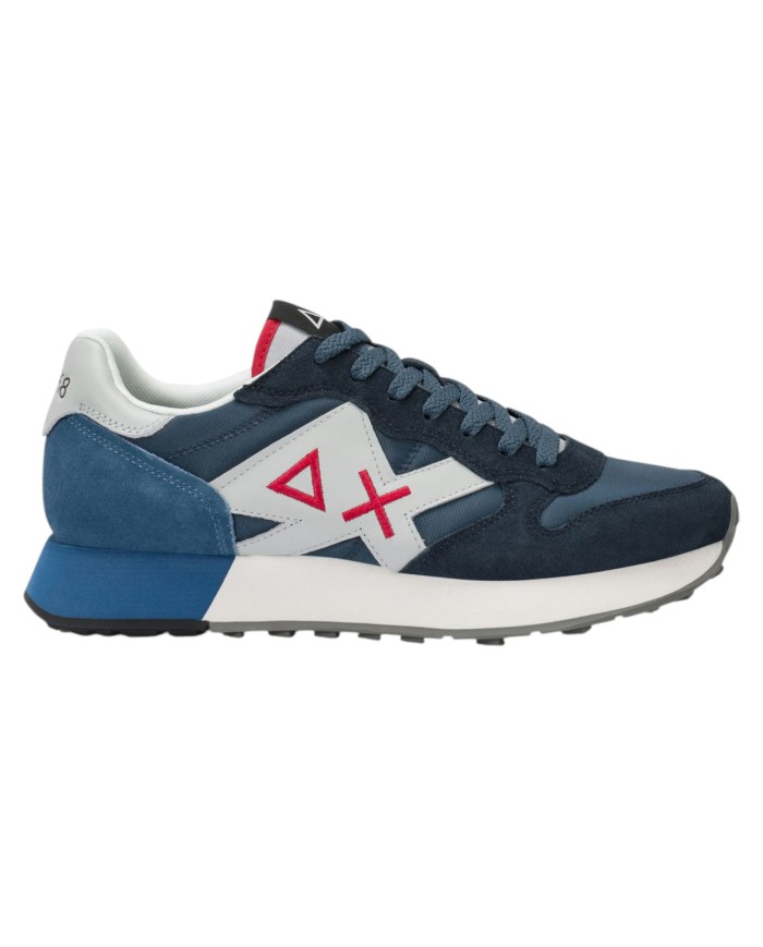 Sneakers Sun 68 Uomo Jaki 2.0 Solid Δ X Leather Suede Nylon Navy Blue