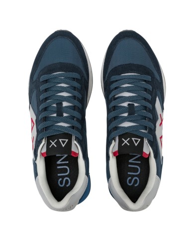 Sneakers Sun 68 Uomo Jaki 2.0 Solid Δ X Leather Suede Nylon Navy Blue