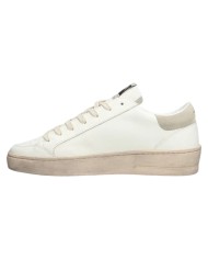 Sneakers Ama Brand Uomo Slam Ama B Deluxe Leather White Beige