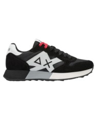 Sneakers Sun 68 Uomo Jaki 2.0 Bicolor Δ X Leather Suede Nylon Nero