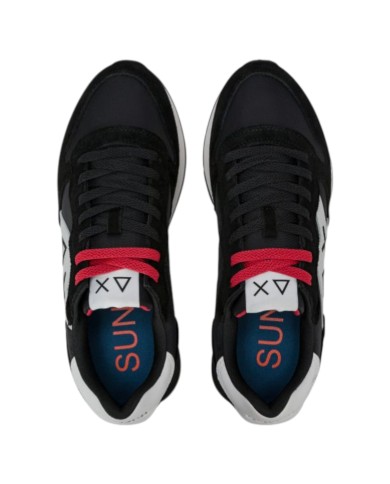Sneakers Sun 68 Uomo Jaki 2.0 Bicolor Δ X Leather Suede Nylon Nero