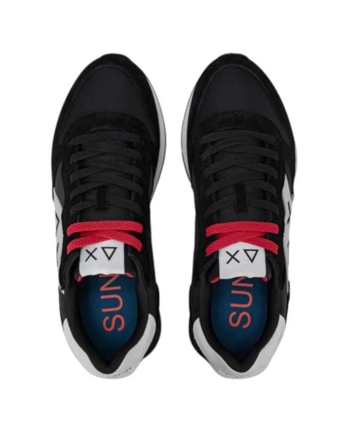 Sneakers Sun 68 Uomo Jaki 2.0 Bicolor Δ X Leather Suede Nylon Nero