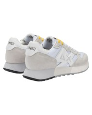 Sneakers Sun 68 Uomo Jaki 2.0 Bicolor Δ X Leather Suede Nylon Bianco