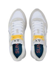 Sneakers Sun 68 Uomo Jaki 2.0 Bicolor Δ X Leather Suede Nylon Bianco
