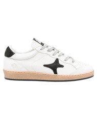 Sneakers Ama Brand Uomo SUN Leather White Black
