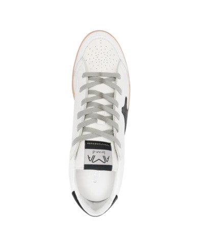 Sneakers Ama Brand Uomo SUN Leather White Black