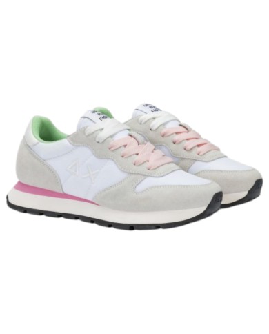 Sneakers Sun 68 Donna Ally Solid Δ X Suede Nylon Bianco