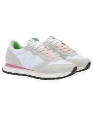 Sneakers Sun 68 Donna Ally Solid Δ X Suede Nylon Bianco