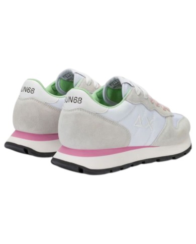 Sneakers Sun 68 Donna Ally Solid Δ X Suede Nylon Bianco