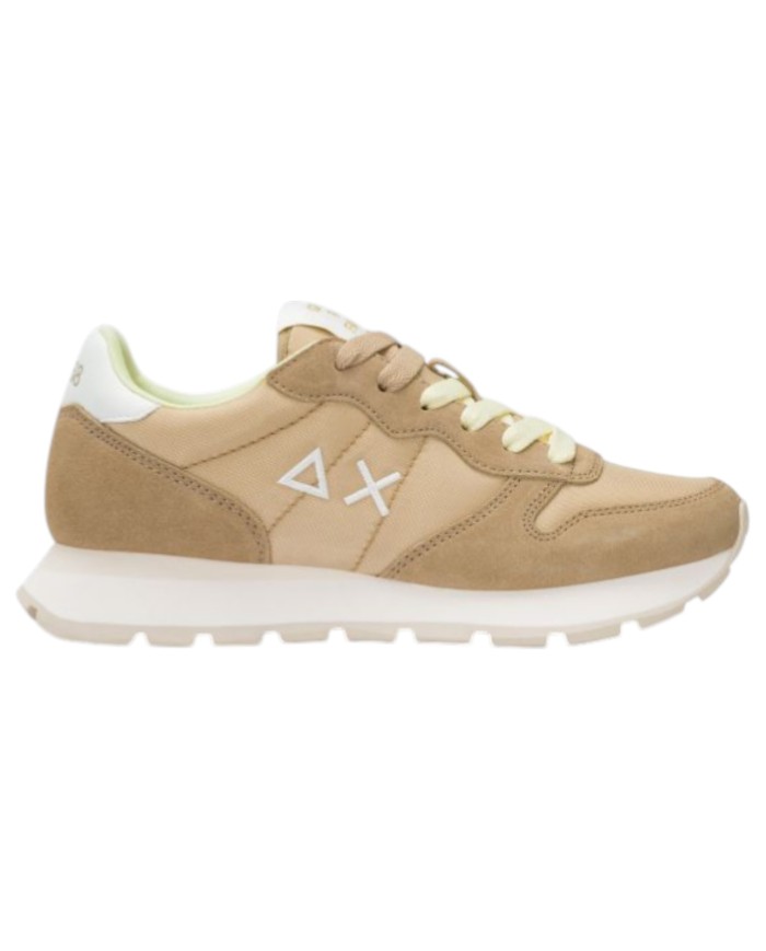 Sneakers Sun 68 Donna Ally Solid Δ X Suede Nylon Beige