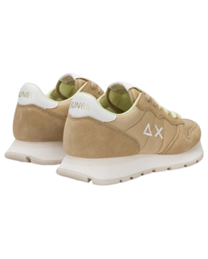Sneakers Sun 68 Donna Ally Solid Δ X Suede Nylon Beige