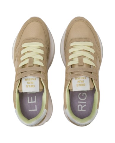 Sneakers Sun 68 Donna Ally Solid Δ X Suede Nylon Beige