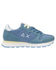 Sneakers Sun 68 Donna Ally Solid Δ X Suede Nylon Blue Avio