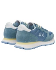 Sneakers Sun 68 Donna Ally Solid Δ X Suede Nylon Blue Avio