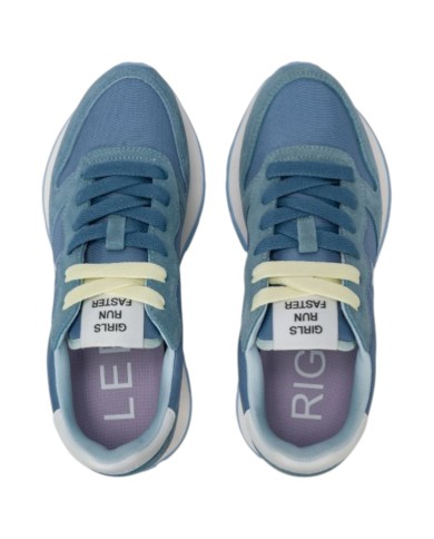 Sneakers Sun 68 Donna Ally Solid Δ X Suede Nylon Blue Avio