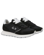 Sneakers Sun 68 Donna Ally Glitter Textile Δ X Suede Nylon Nero