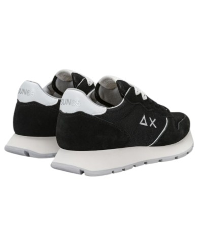 Sneakers Sun 68 Donna Ally Glitter Textile Δ X Suede Nylon Nero