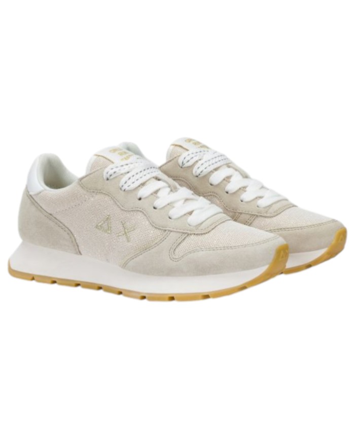 Sneakers Sun 68 Donna Ally Glitter Textile Δ X Suede Nylon Oro
