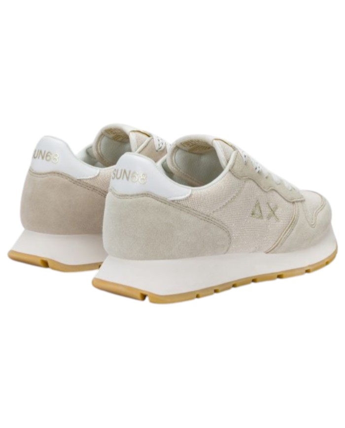 Sneakers Sun 68 Donna Ally Glitter Textile Δ X Suede Nylon Oro