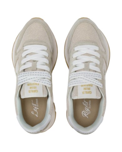Sneakers Sun 68 Donna Ally Glitter Textile Δ X Suede Nylon Oro