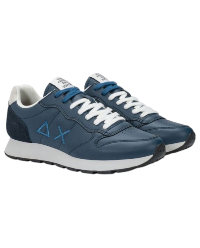 Sneakers Sun 68 Uomo Tom Classic Δ X Leather Navy Blue