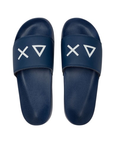 Ciabatte Sun 68 Uomo Slippers Logo Δ X Pu Navy Blue