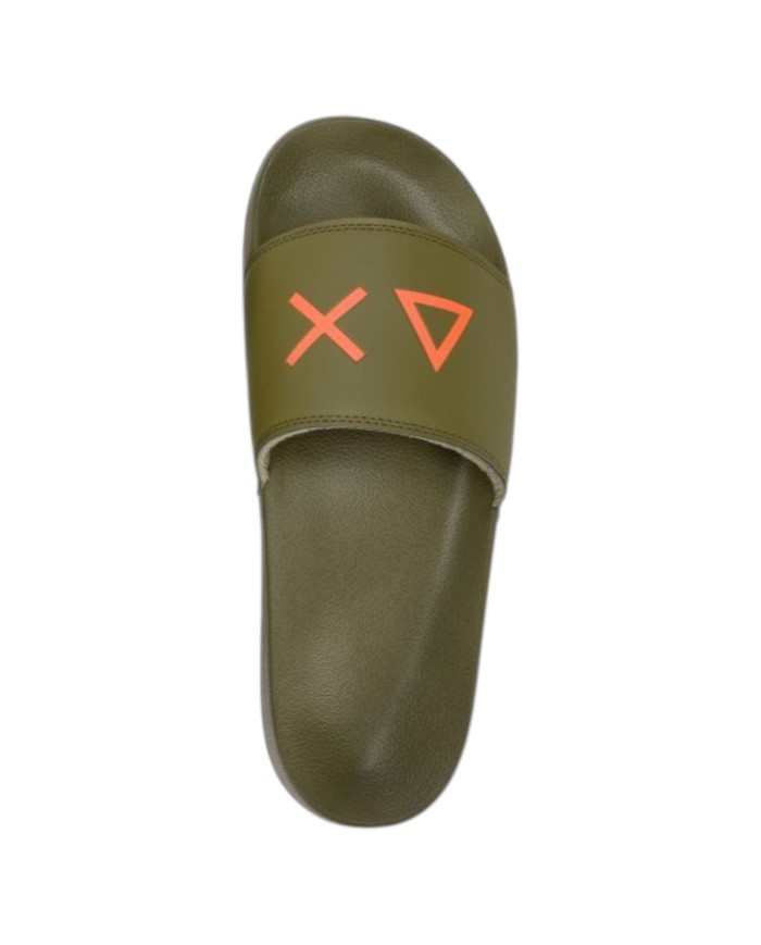 Ciabatte Sun 68 Uomo Slippers Logo Δ X Pu Militare