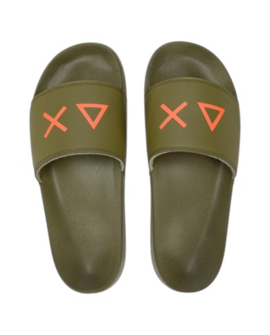 Ciabatte Sun 68 Uomo Slippers Logo Δ X Pu Militare