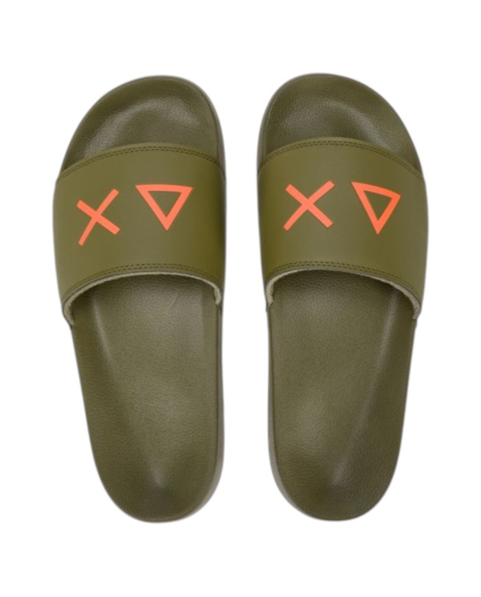 Ciabatte Sun 68 Uomo Slippers Logo Δ X Pu Militare