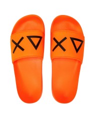 Ciabatte Sun 68 Uomo Slippers Logo Δ X Pu Arancio Fluo