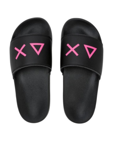 Ciabatte Sun 68 Donna Slippers Logo Δ X Pu Nero