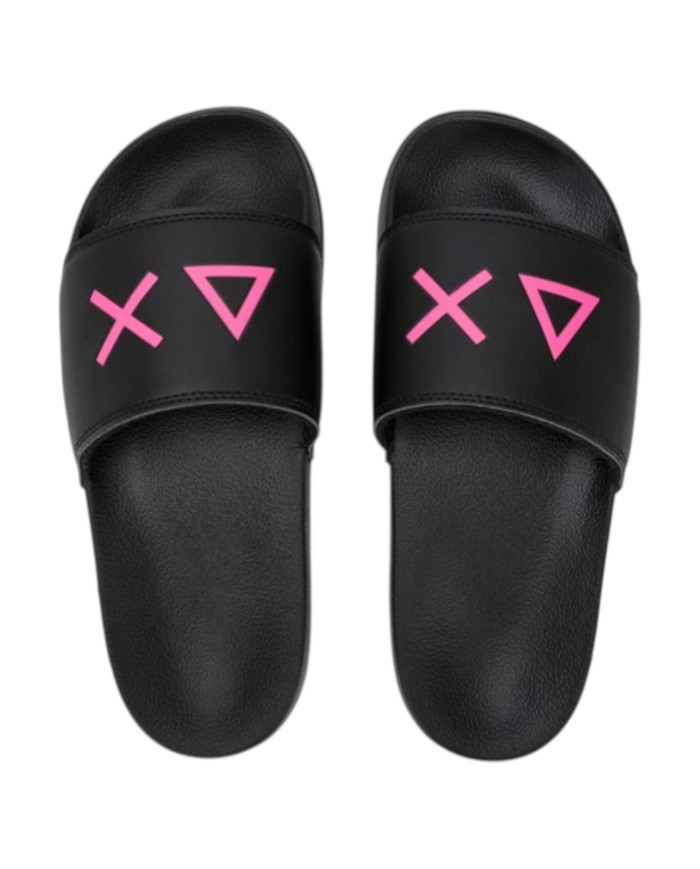 Ciabatte Sun 68 Donna Slippers Logo Δ X Pu Nero