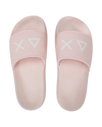 Ciabatte Sun 68 Donna Slippers Logo Δ X Pu Porcellana