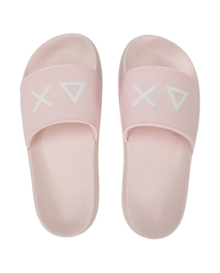 Ciabatte Sun 68 Donna Slippers Logo Δ X Pu Porcellana