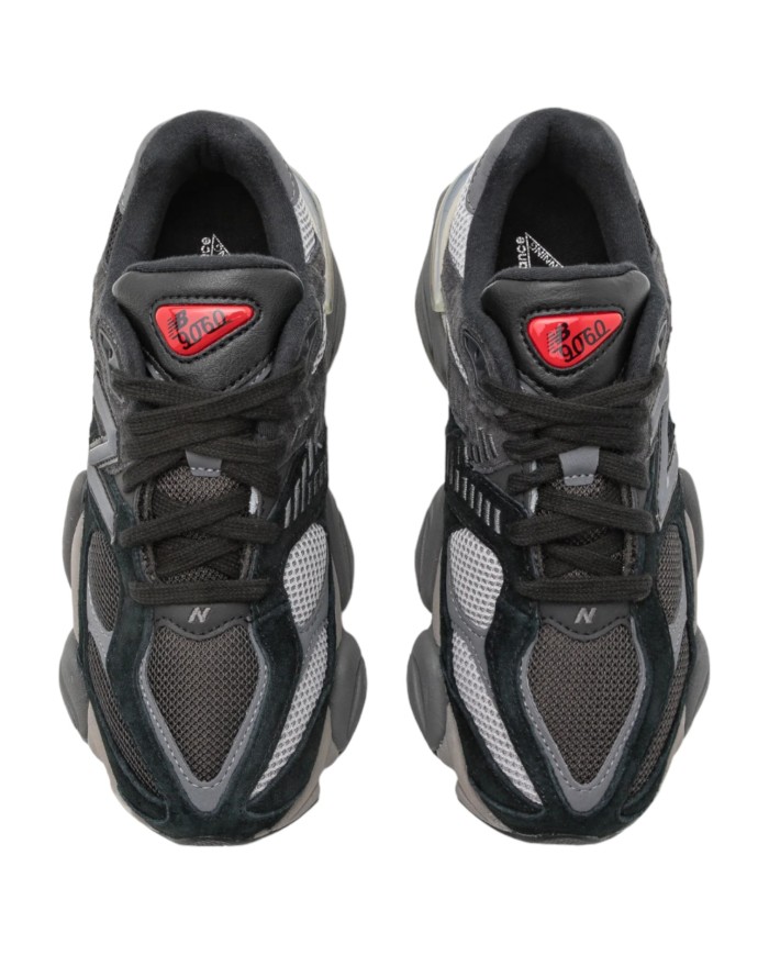 Sneakers Donna New Balance Unisex 9060 Mesh Leather Black