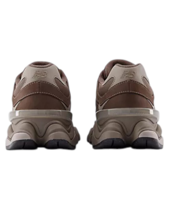 Sneakers Unisex New Balance Uomo Donna 9060 Mesh Leather Brown Cortado Dockside