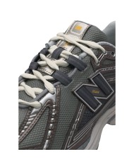 Sneakers Uomo New Balance Unisex 1906 Mesh Leather Slate Grey Black Metallic White Peach