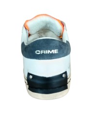Sneakers Crime London Uomo Distressed 2.0 Leather Suede White